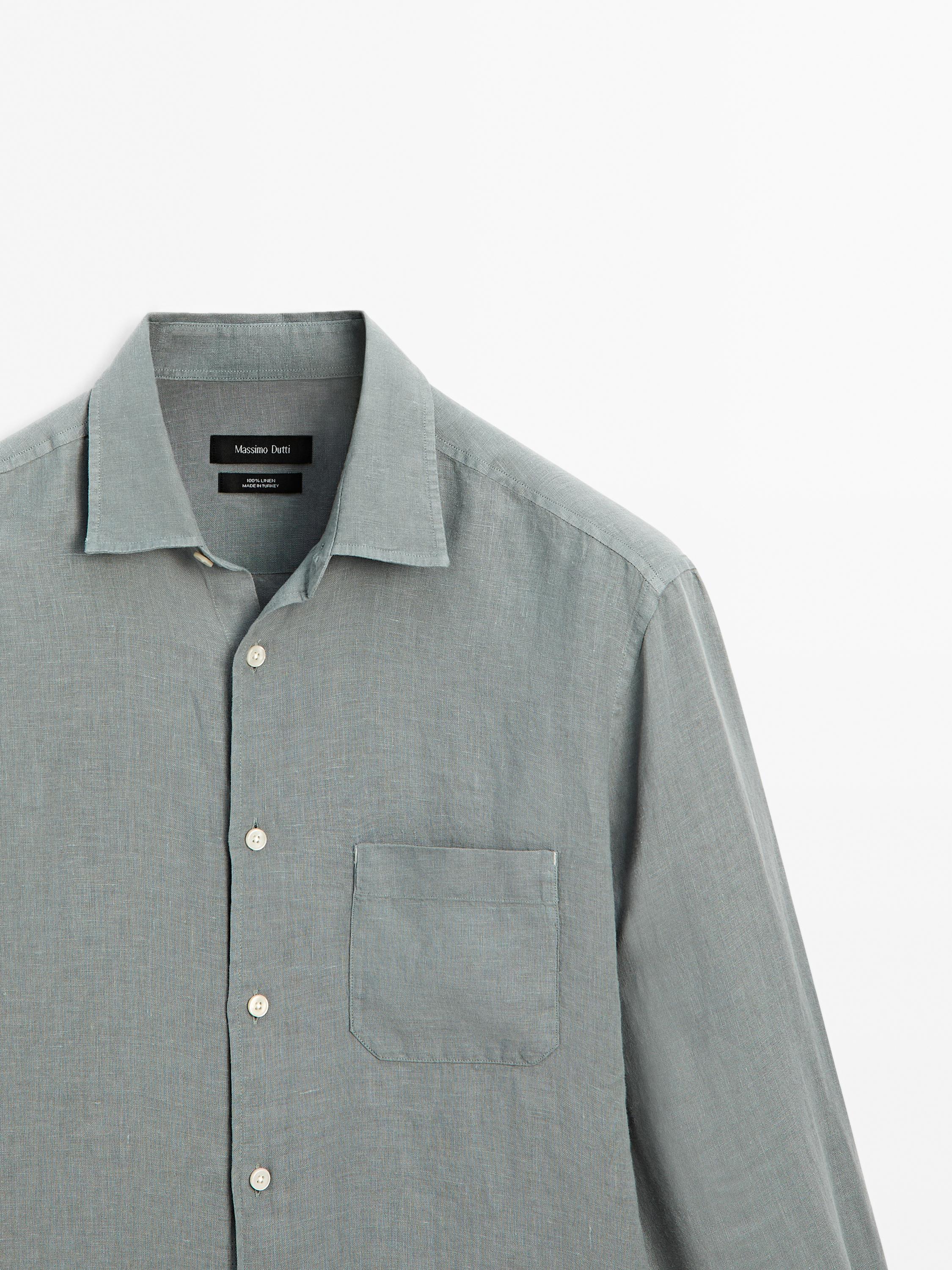 Regular fit shirt with pocket detail